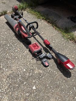 Weed eater and blower