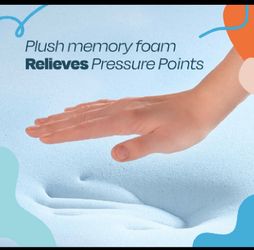 New Open Box Linenspa Twin XL 3” Gel Infused Memory Foam Mattress Topper
