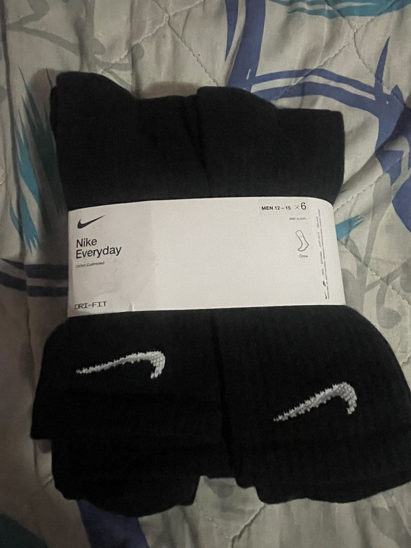 Nike black socks