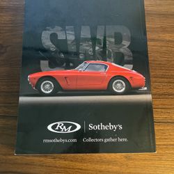 RM Sothebys Monterey 2018 Cars Collectors Book 