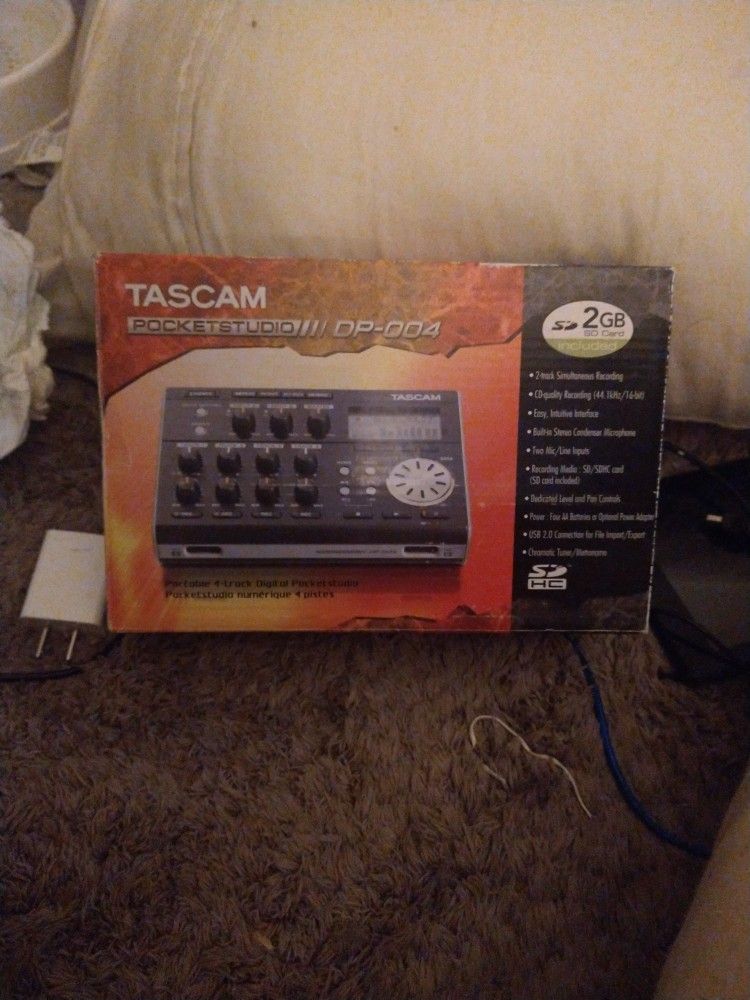 Tascam Portable 4-track Digital Pocketstudio