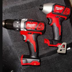 MILWAUKEE DRILL And Impact NO BATTERY NO CHARGER TOOL ONLY 🔥