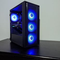 CUSTOM GAMING PC/RYZEN 5 CPU/RX 580 8GB/FAST 512GB M.2 DRIVE/WiFi+BT