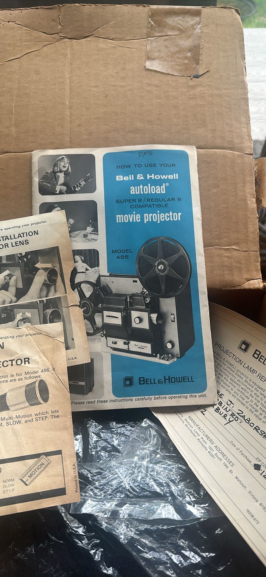 Bell & Howell Autoload Movie Projector