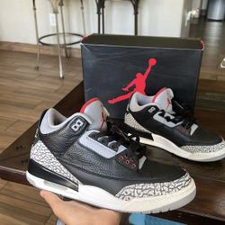 Jordan 3 Black Cements