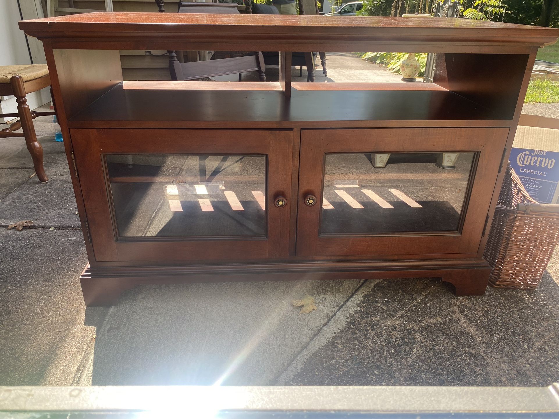 Solid Wood TV Media center