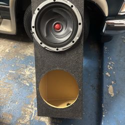 12” subwoofer and box working