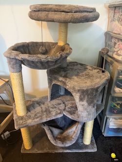 Large Multi-Level Cat Tree Tower