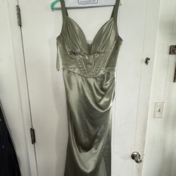 Sage Green Prom Dress Size 8