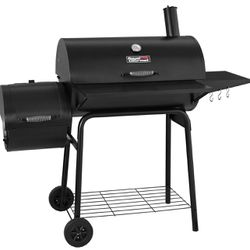 Royal Gourmet CC1830S 30" BBQ Charcoal Grill and Offset Smoker | 811 Square Inch cooking surface, Outdoor for Camping | Black