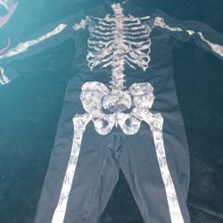 Halloween Skelton Bosysuit Costume
