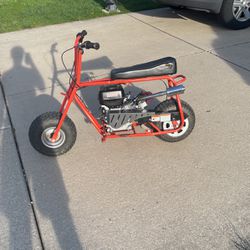 Mini Bike With Predator 212 And Aftermarket Exhaust Carb And Spark Plug 
