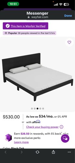 Brand new king bed in box