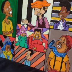 Fat Albert Hand Painted Canvas 