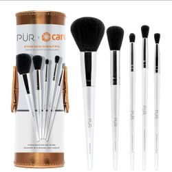 PUR Makeup Brush Set w/Holder