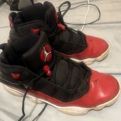 Jordan 6 Rings – Black/Red – Size [11] – Good Condition 