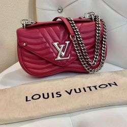 Louis Vuitton, Bags, Authentic Louis Vuitton New Wave Pink Wristlet Strap