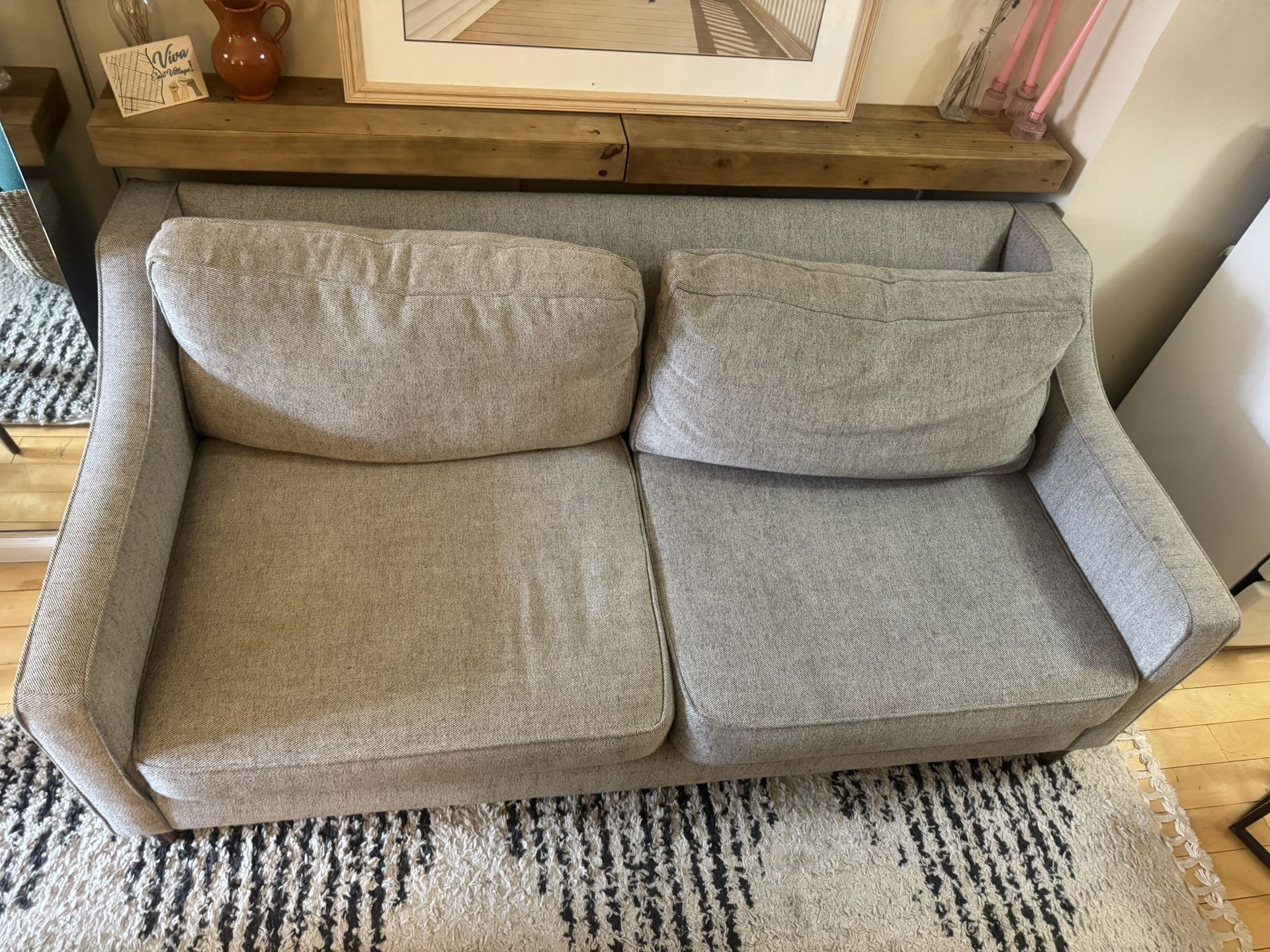 West Elm Gray Couch