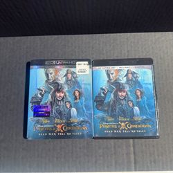 Disney Pirates of the Caribbean Dead Men Tell No Tales 4K UHD Blu-ray Depp