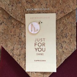 BESTBESTAnthropology Capricorn Charm / New / Best Offer
