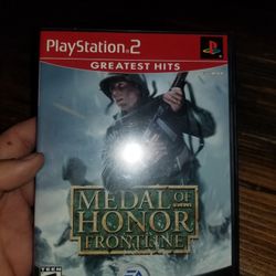PS2 GAME MEDAL OF HONOR FRONTLINE