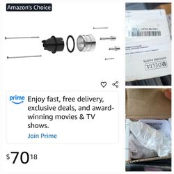 9650: New DELTA FAUCET RP77991 Delta Tub and Shower Faucets and Accessories