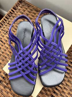 Purple Sandals Brand New Size 6