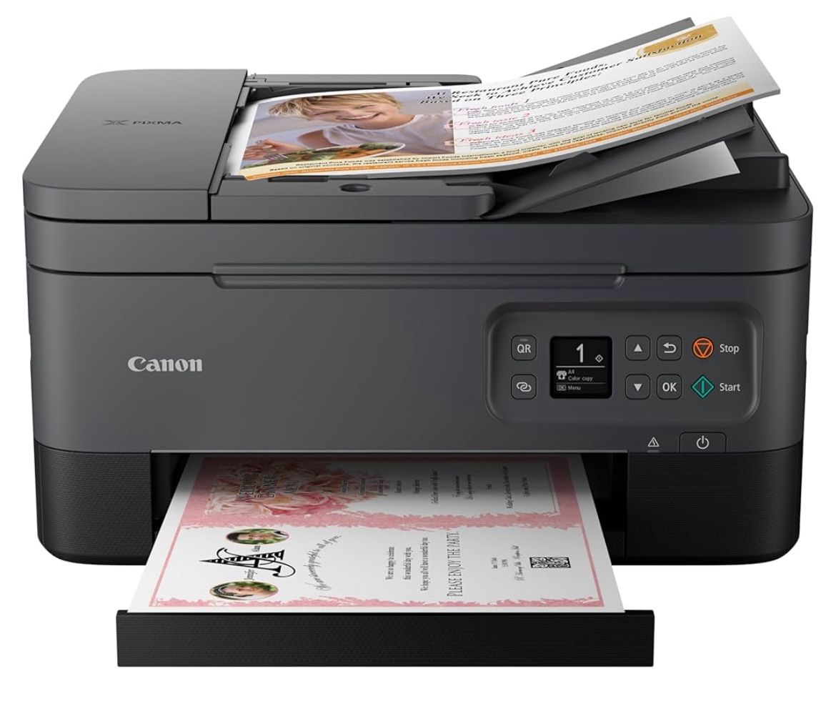 🖨️ Canon PIXMA TR7020a Wireless All-in-One Color Inkjet Printer – $30