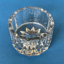 Vintage Art Deco Crystal Candle Holder