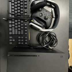 Xbox Series X with controller , Astro A20 wireless headset , Razer Chroma Wired Keyboard