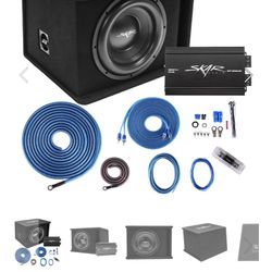 Skar Audio Subwoofer And Amp Kit 