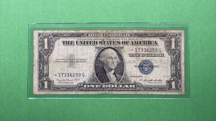 1935G $1 Silver Certificate Star Note