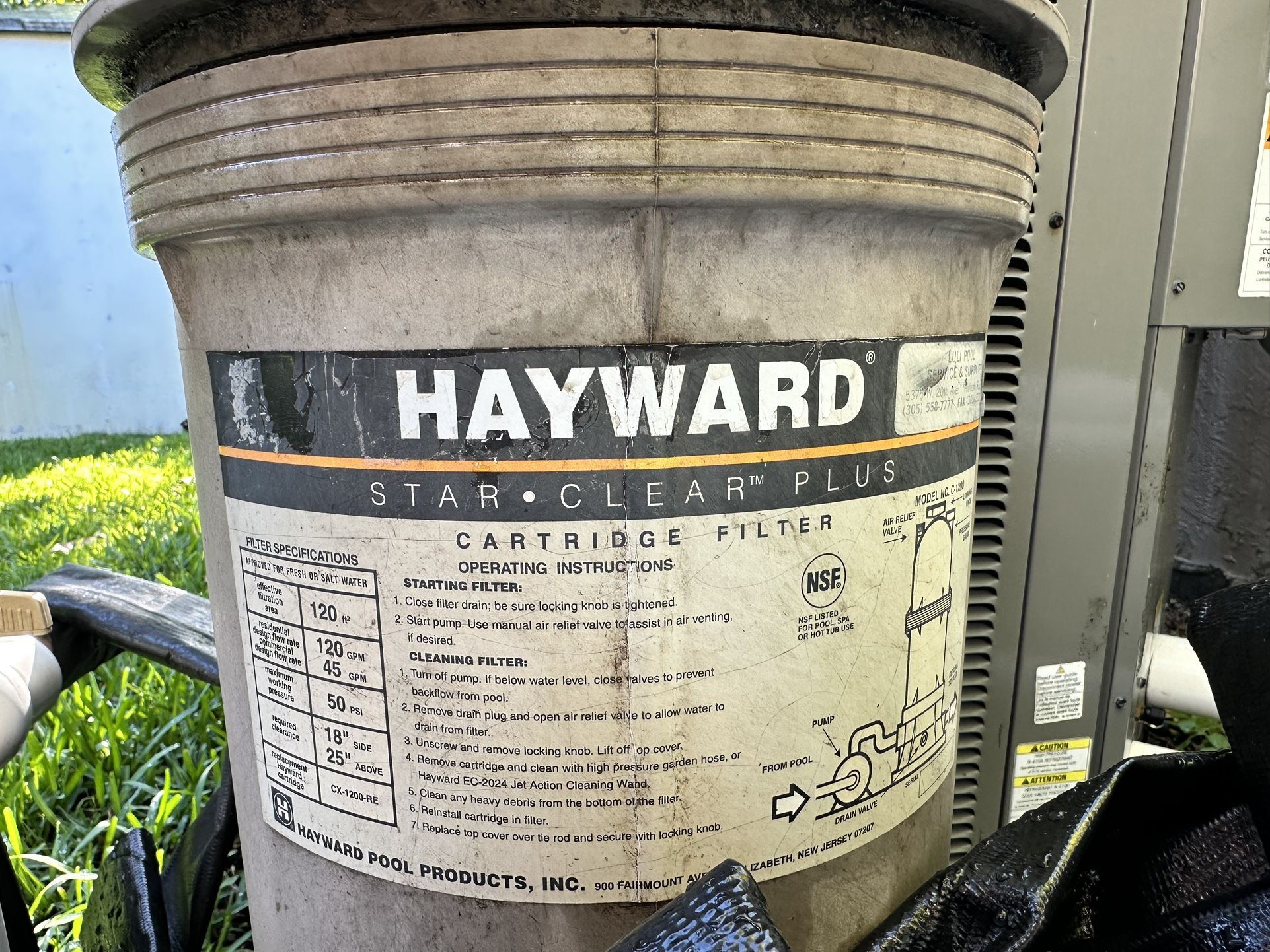 Hayward 1200 Pool Cleaner With Filter - Screw Won’t Stay In