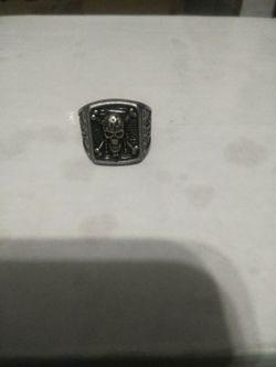 Stainless steel pirate ring