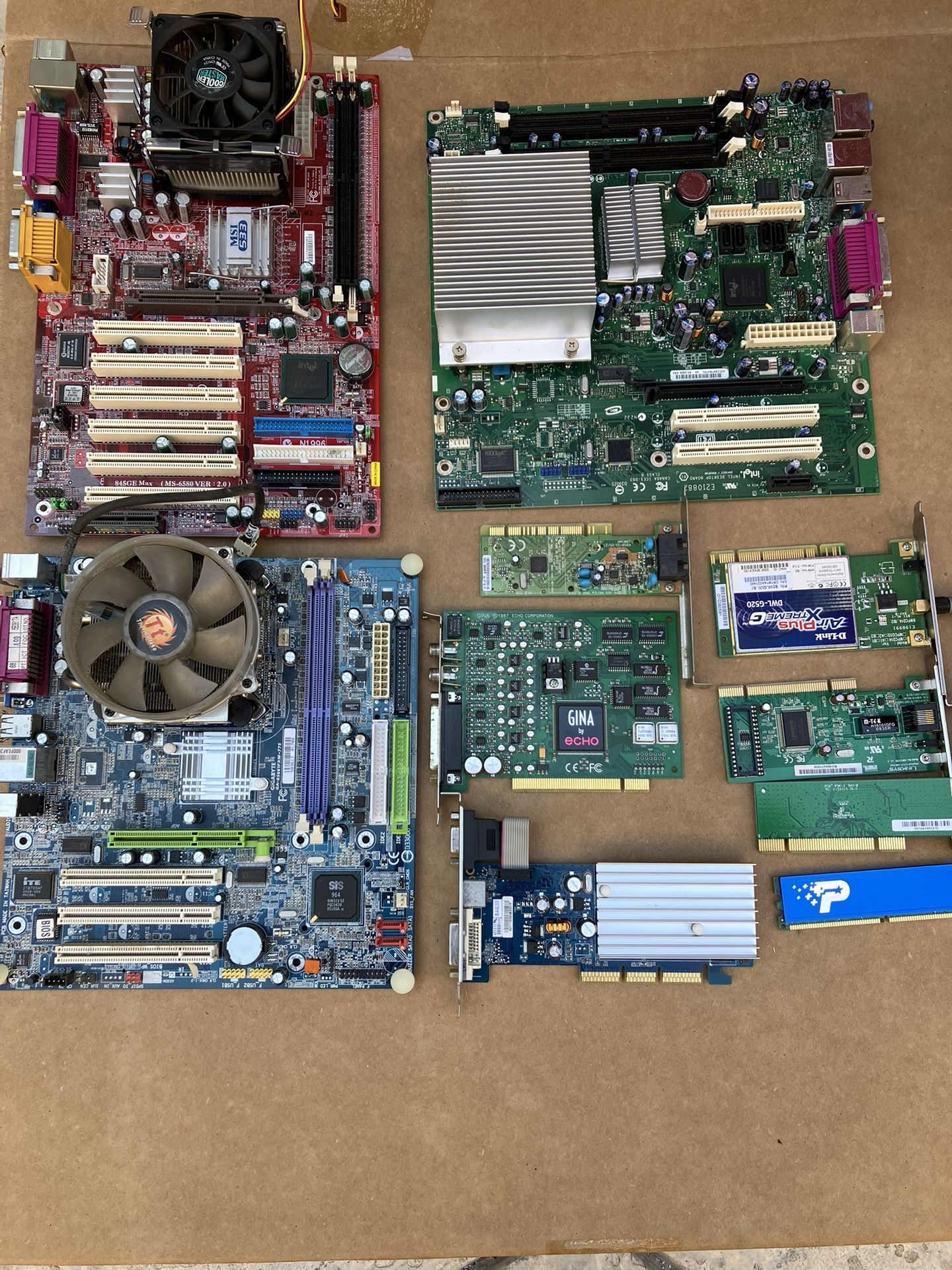 Lot Computer Motherboard Graphics Card GeForce