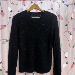 Shimmery Black Sweater 