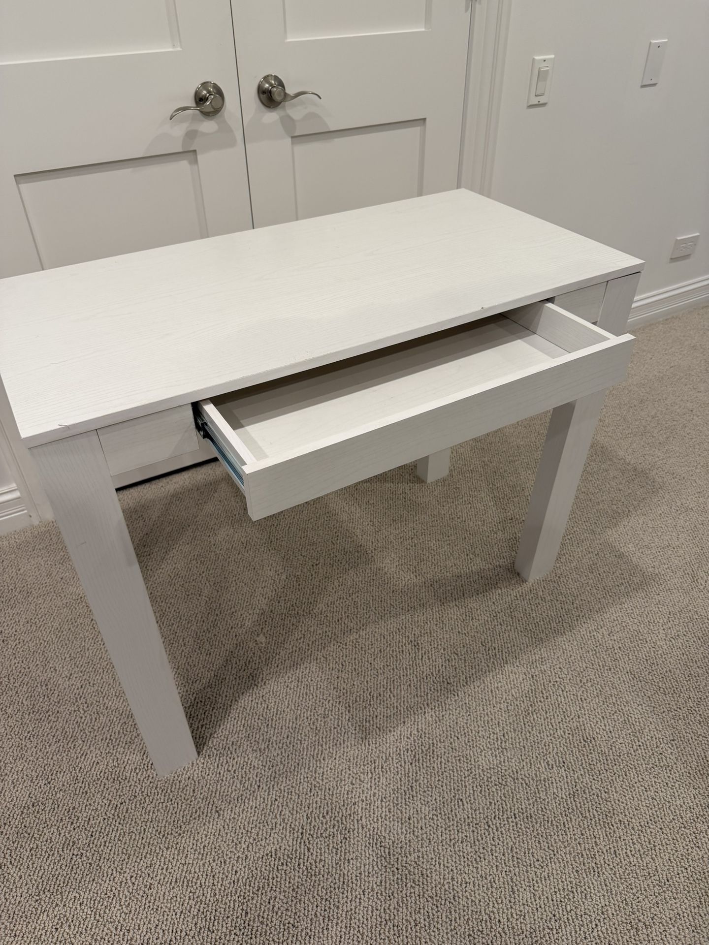 White desk