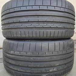 (2) 295 35 23 Continental Tires 