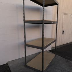 Used Heavy Duty 4 ft W x 2 1/2 D Boltless Shelving Storage Racks Similar To Uline Shelves Delivery Available