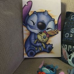 Disney Stitch 8x14 Canvas 