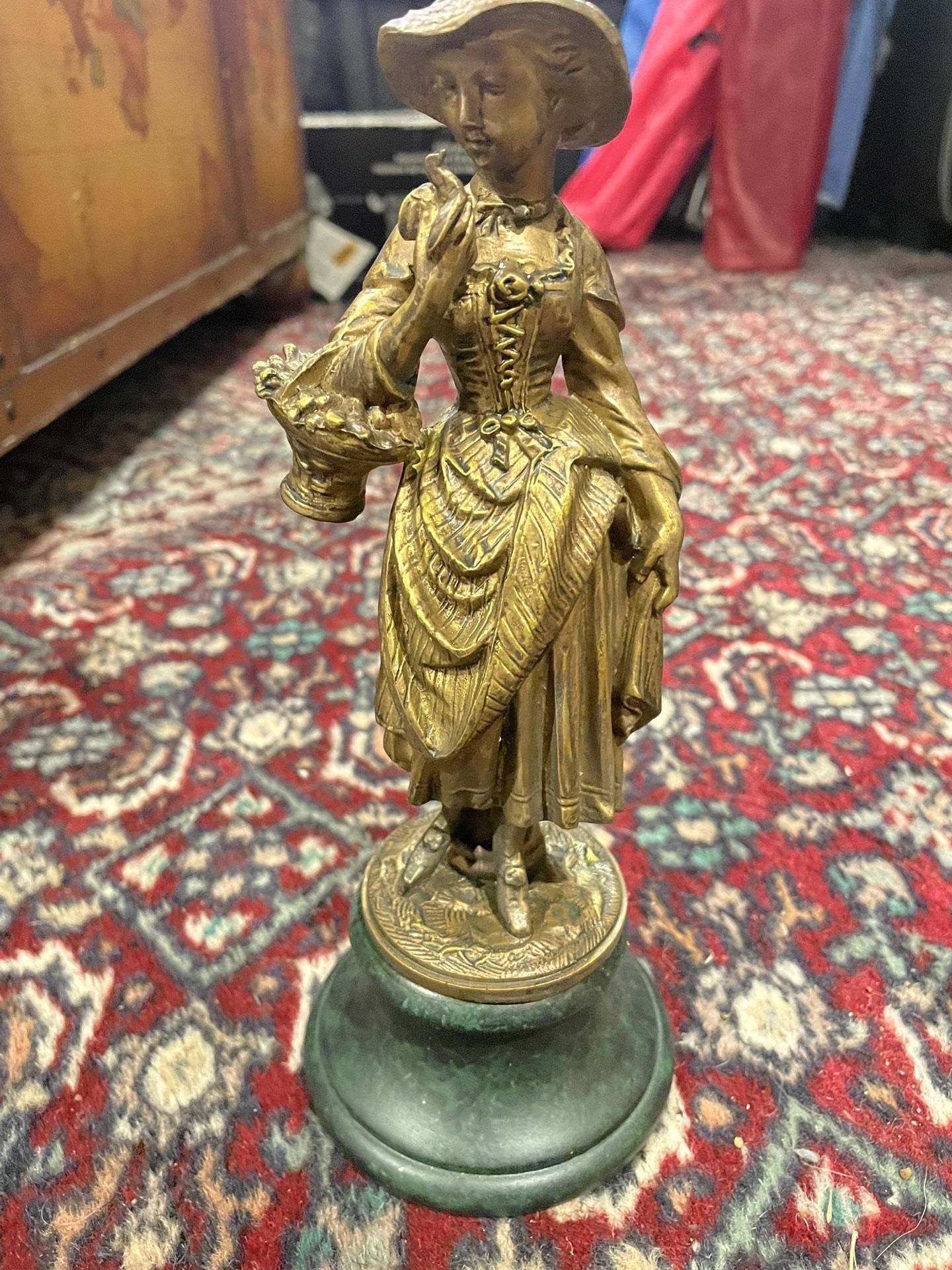 French Country Maid Statue