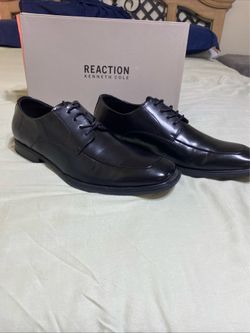 Reaction Kenneth Cole Mens Dress Shoes Black 9.5 SMS8SY001
