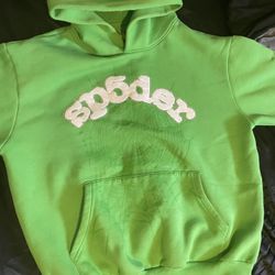 Green Sp5der hoodie