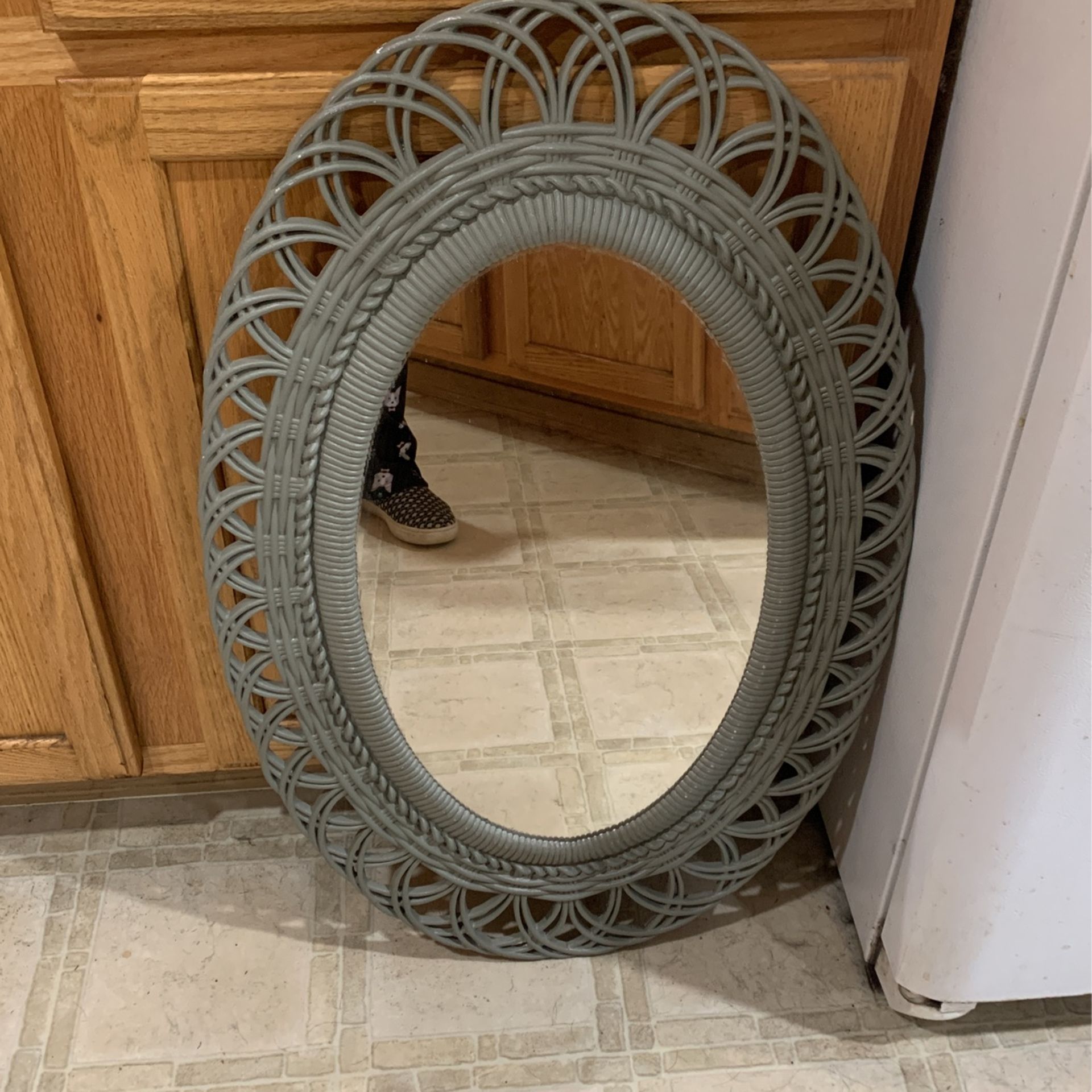 アメリカ製◆ヴィンテージ 70年代　BURWOOD社製 デコラティブ 壁掛ミラー アメリカ製◇ヴィンテージ 70年代 BURWOOD社製 デコラティブ 壁掛ミラー