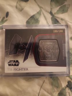 Silver kylo ren medalion card 199/199
