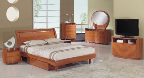 Modern Lacquered Bedroom Suite!