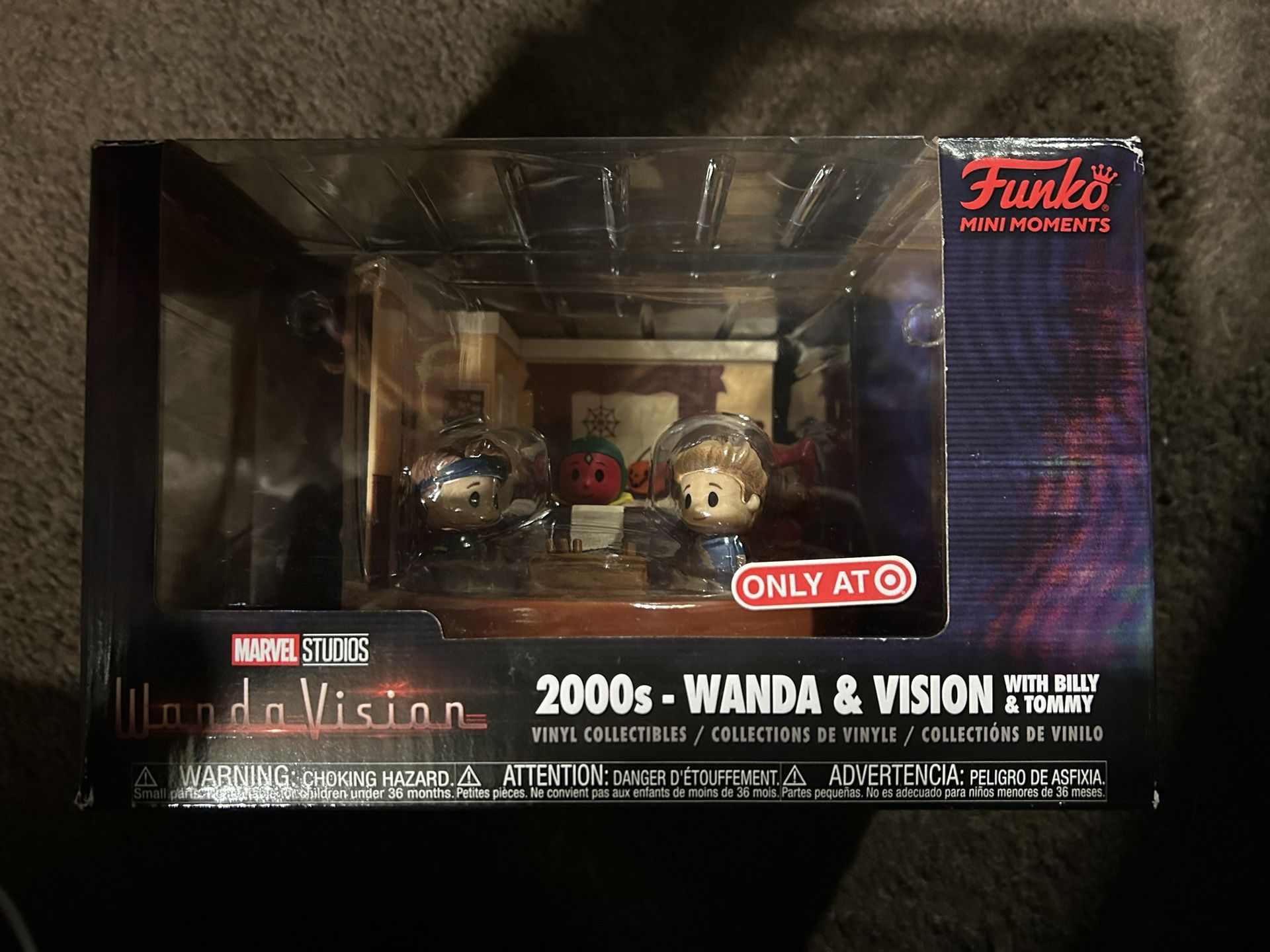 2000s Wanda and Vision with Billy and Tommy Funko Mini Moments