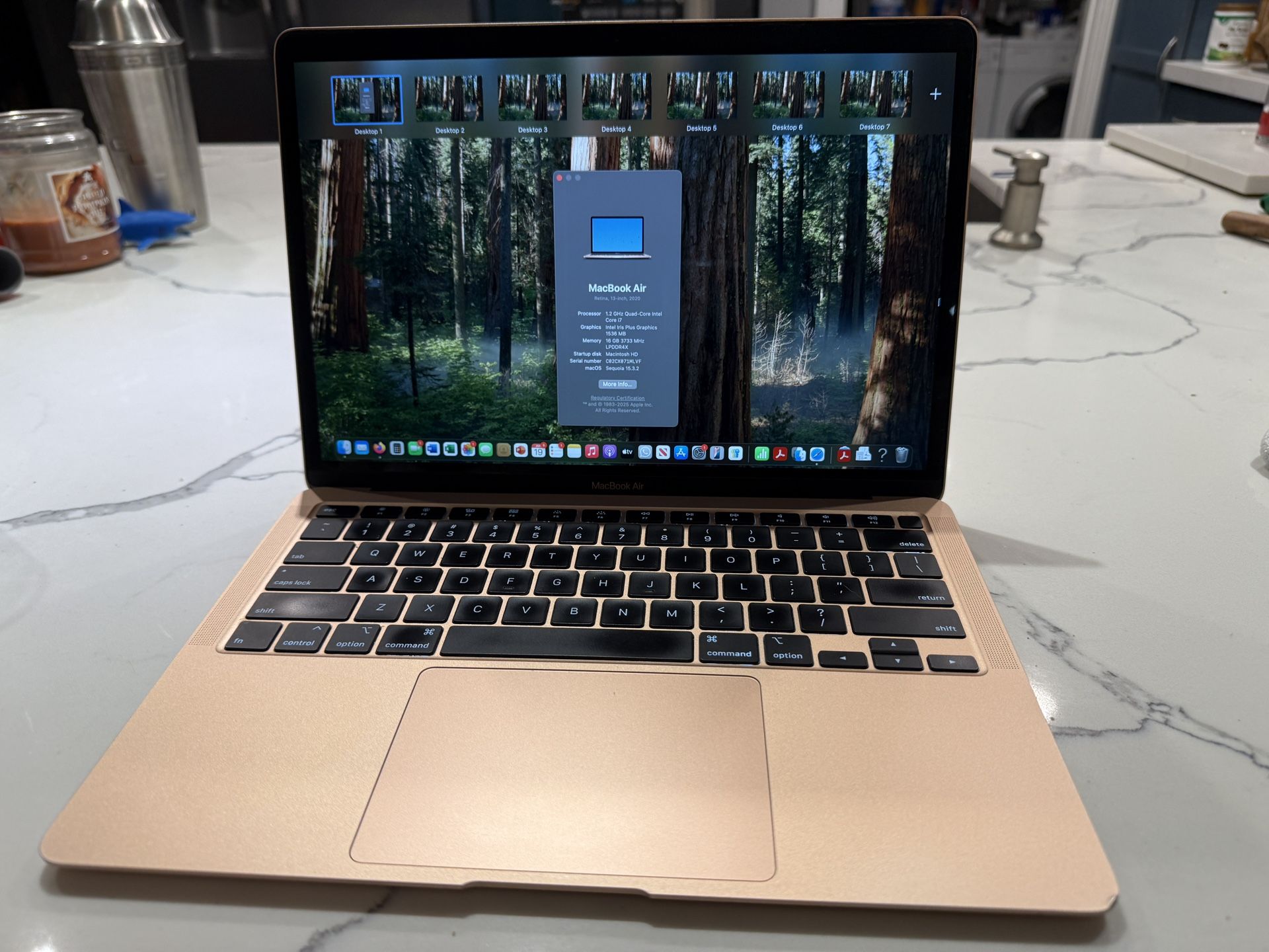 MacBook Air, Retina, 13-inch, 2020 Rose Gold