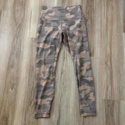 Lululemon Camo High-Waist Leggings - Neutral Beige & Brown  Women’s size 6