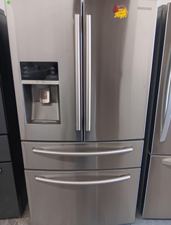 Samsung 4‑Door French Door Fridge – Stainless, Ice/Water Dispenser